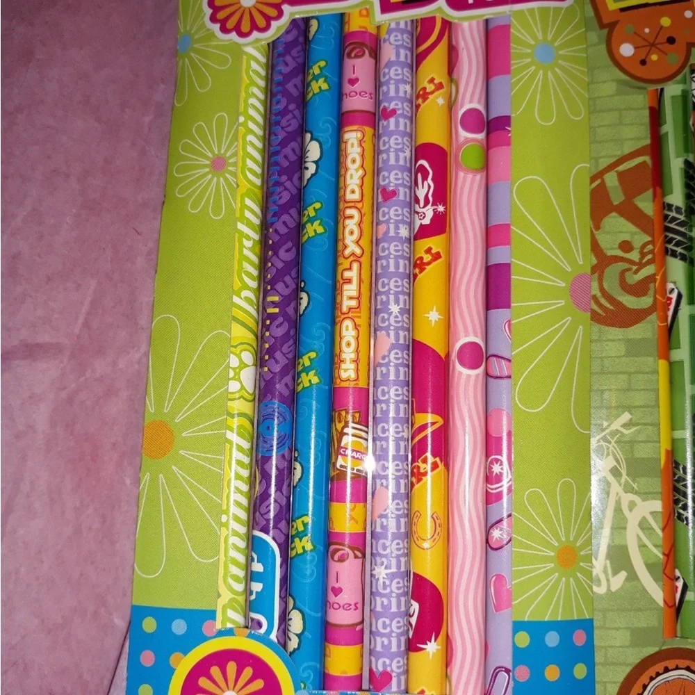 3pks =24 pc Freestyle Vibrant Party Pencil Collection new 2006 collection